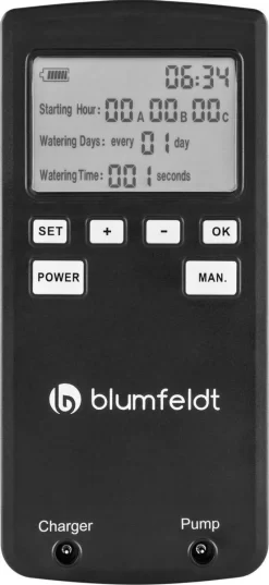 Blumfeldt Greenkeeper Automatisch Bewateringssysteem - Besproeiingscomputer - Druppelsysteem - Bewateringsautomaat Ideaal Tijdens Vakantie - Voor 60 Potplanten -Tuin En Buiten 552x1200
