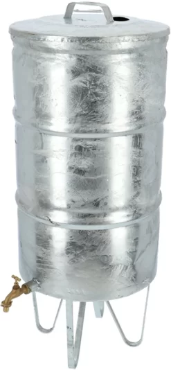 Esschert Design Zinken Regenton Om Regenwater In Op Te Vangen 95 Liter