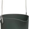 Elho B.for Swing 18 Hangpot - Bloempot Voor Binnen - Ø 18.0 X H 16.5 Cm - Groen/Blad Groen
