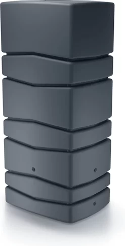 Prosperplast Regenton Aqua Tower 650 Liter - Antraciet