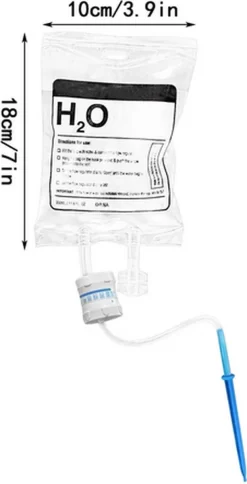 Plant Infuus H2o - Waterdruppelaar - Automatisch Bewateringssysteem Planten - Druppelirrigatie - Transparant - 350ml -Tuin En Buiten 613x1200