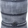 Regentonset Roto 120 Liter + Voet - Grijs