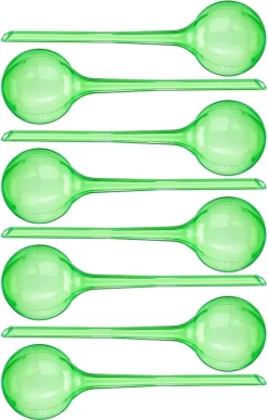 HGMD Waterdruppelaar Set Van 8 Stuks Voor Planten Transparant - Groen - Waterdruppelaar Voor Kamerplanten – Waterbol - Waterdruppelaar Voor Planten - Watergeefsysteem