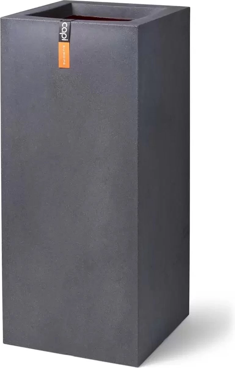 Capi Europe - Bloempot Rechthoek Smooth NL - 36x36x79 - Zwart - Voor Binnen En Buiten - KBL952 17 Capi Europe - Bloempot Rechthoek Smooth NL - 36x36x79 - Zwart - Voor Binnen En Buiten - KBL952 - Afbeelding 17