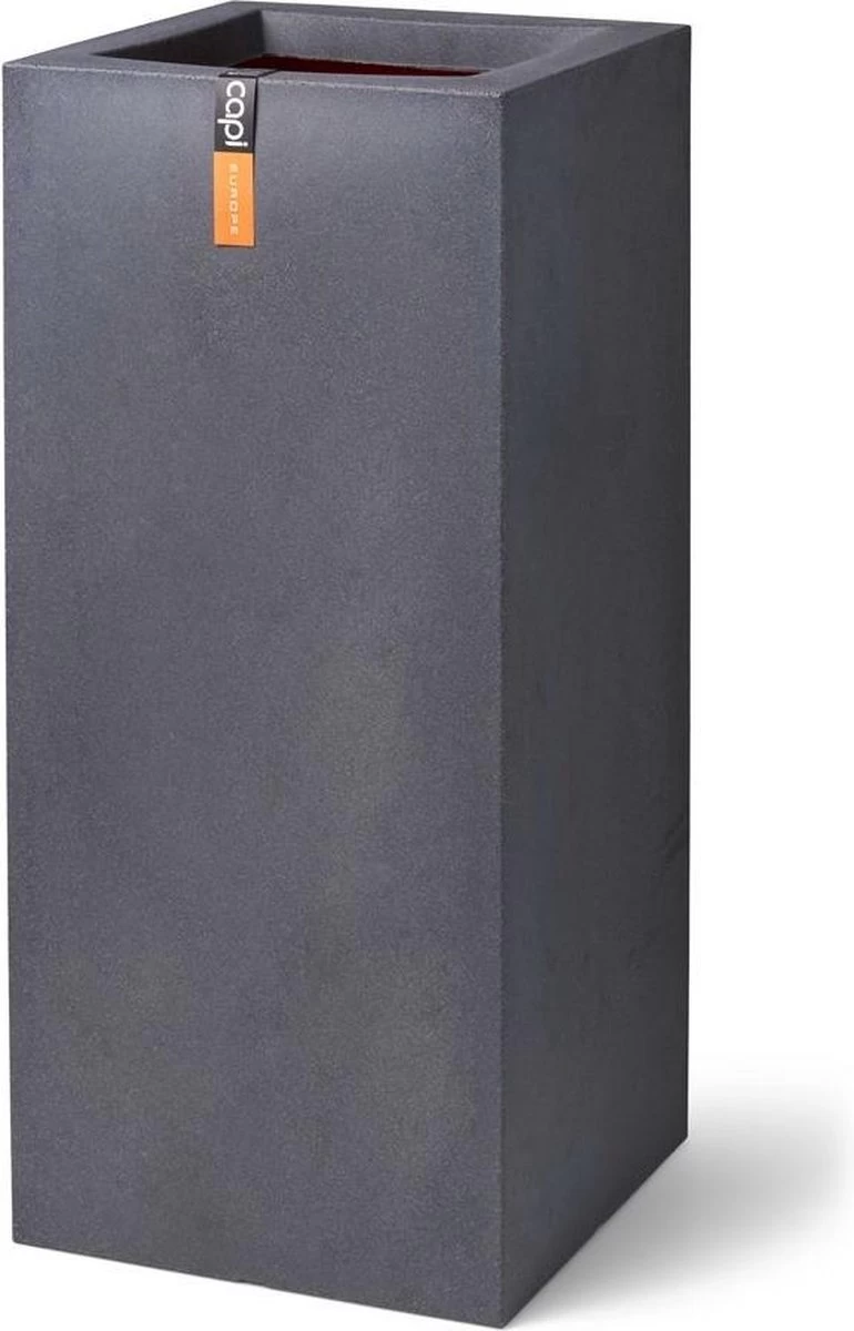 Capi Europe - Bloempot Rechthoek Smooth NL - 36x36x79 - Zwart - Voor Binnen En Buiten - KBL952 15 Capi Europe - Bloempot Rechthoek Smooth NL - 36x36x79 - Zwart - Voor Binnen En Buiten - KBL952 - Afbeelding 15