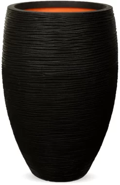Capi Europe - Vaas Elegant Deluxe Rib NL - 56x84 - Zwart - Voor Binnen En Buiten - KBLR1132 17 Capi Europe - Vaas Elegant Deluxe Rib NL - 56x84 - Zwart - Voor Binnen En Buiten - KBLR1132 -Tuin En Buiten 779x1200