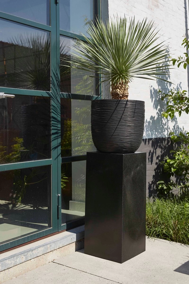 Capi Europe - Bloempot Bol Rib NL - 35x34 - Ivoor - Voor Binnen En Buiten - KOFI932 4 Capi Europe - Bloempot Bol Rib NL - 35x34 - Ivoor - Voor Binnen En Buiten - KOFI932 - Afbeelding 4