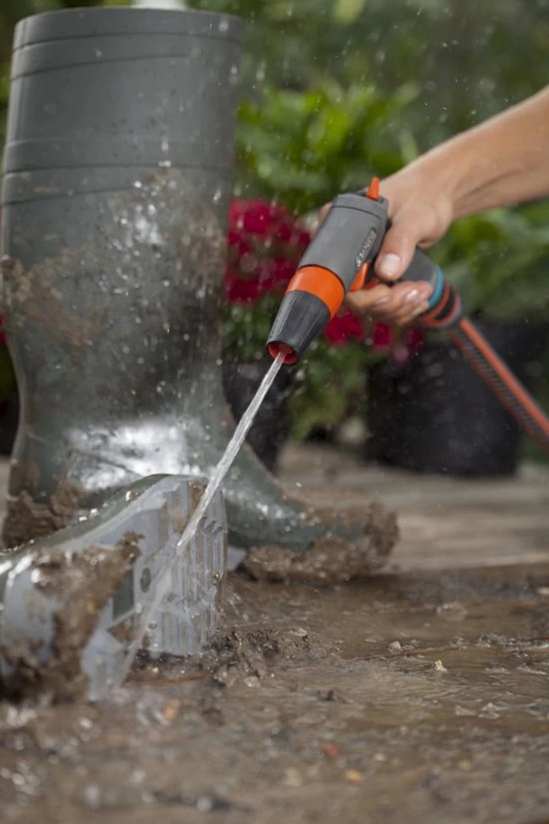 GARDENA - Comfort Reinigingsbroes - Spuitpistool - Traploos Instelbaar 5 GARDENA - Comfort Reinigingsbroes - Spuitpistool - Traploos Instelbaar - Afbeelding 5