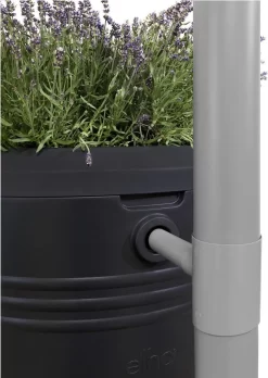 Elho Green Basics Regenton - Regenton - Living Black - Buiten - 200 Liter -Tuin En Buiten 852x1200
