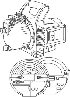 GARDENA - Classic Besproeiingspomp 3000/4 Compleet - Waterpomp - Incl. 3.5 M Aanzuigslang En 20 M Slang 17 GARDENA - Classic Besproeiingspomp 3000/4 Compleet - Waterpomp - Incl. 3.5 M Aanzuigslang En 20 M Slang -Tuin En Buiten 867x1200