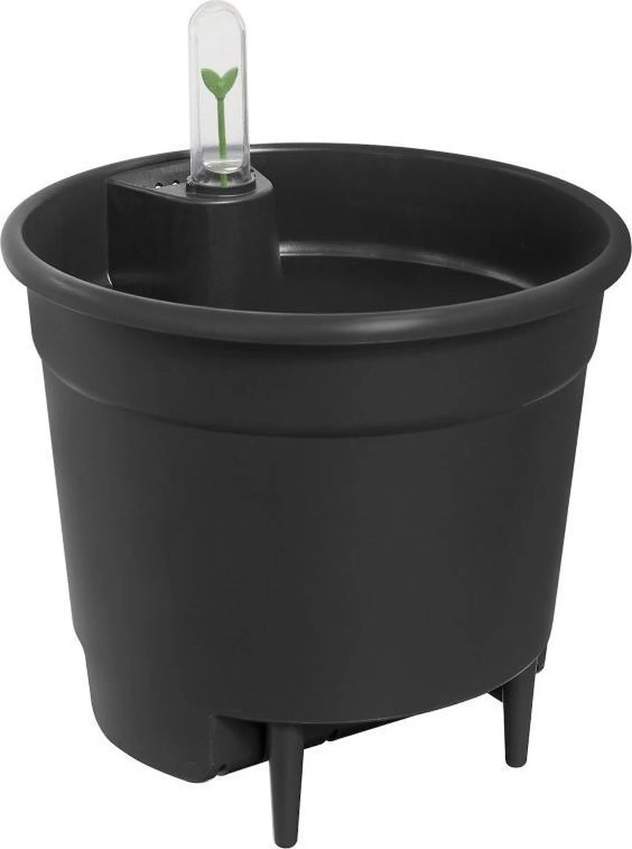 Elho Self-watering Insert 17 - Accessoires Voor Binnenaccessoires - Ø 17.0 X H 15.8 Cm - Zwart/Living Black 1 Elho Self-watering Insert 17 - Accessoires Voor Binnenaccessoires - Ø 17.0 X H 15.8 Cm - Zwart/Living Black