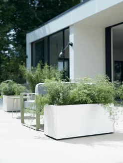 Elho Vivo Matt Finish Lang Wielen 90 - Grote Staande Plantenbak Voor Binnen & Buiten - Gemaakt Van Gereycled Plastic - L 39 X W 88 X H 41 Cm - Zwart -Tuin En Buiten 900x1200 11