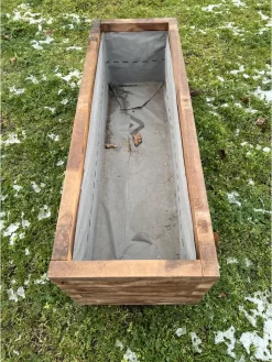 AMISHOUT - Plantenbak Van Balkjes 120x40x40 Cm - Bruin 5 AMISHOUT - Plantenbak Van Balkjes 120x40x40 Cm - Bruin -Tuin En Buiten 902x1200 2