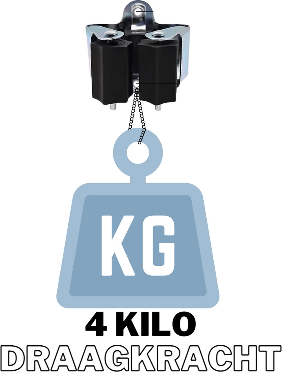 Deal Tools Multi Wand Houder - Bezemhouder - Gereedschap Houder - Bezem Ophangsysteem - Ophangsysteem Tuingereedschap - Set Inclusief Bevestigingsmateriaal - 12 Houders 2 Deal Tools Multi Wand Houder - Bezemhouder - Gereedschap Houder - Bezem Ophangsysteem - Ophangsysteem Tuingereedschap - Set Inclusief Bevestigingsmateriaal - 12 Houders - Afbeelding 2