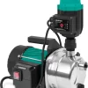 VONROC Hydrofoorpomp / Automatische Pomp - 1000W - 3500l/h - Met Drukschakelaar - Droogloopbeveiliging - Voor Besproeien En Huishoudwater