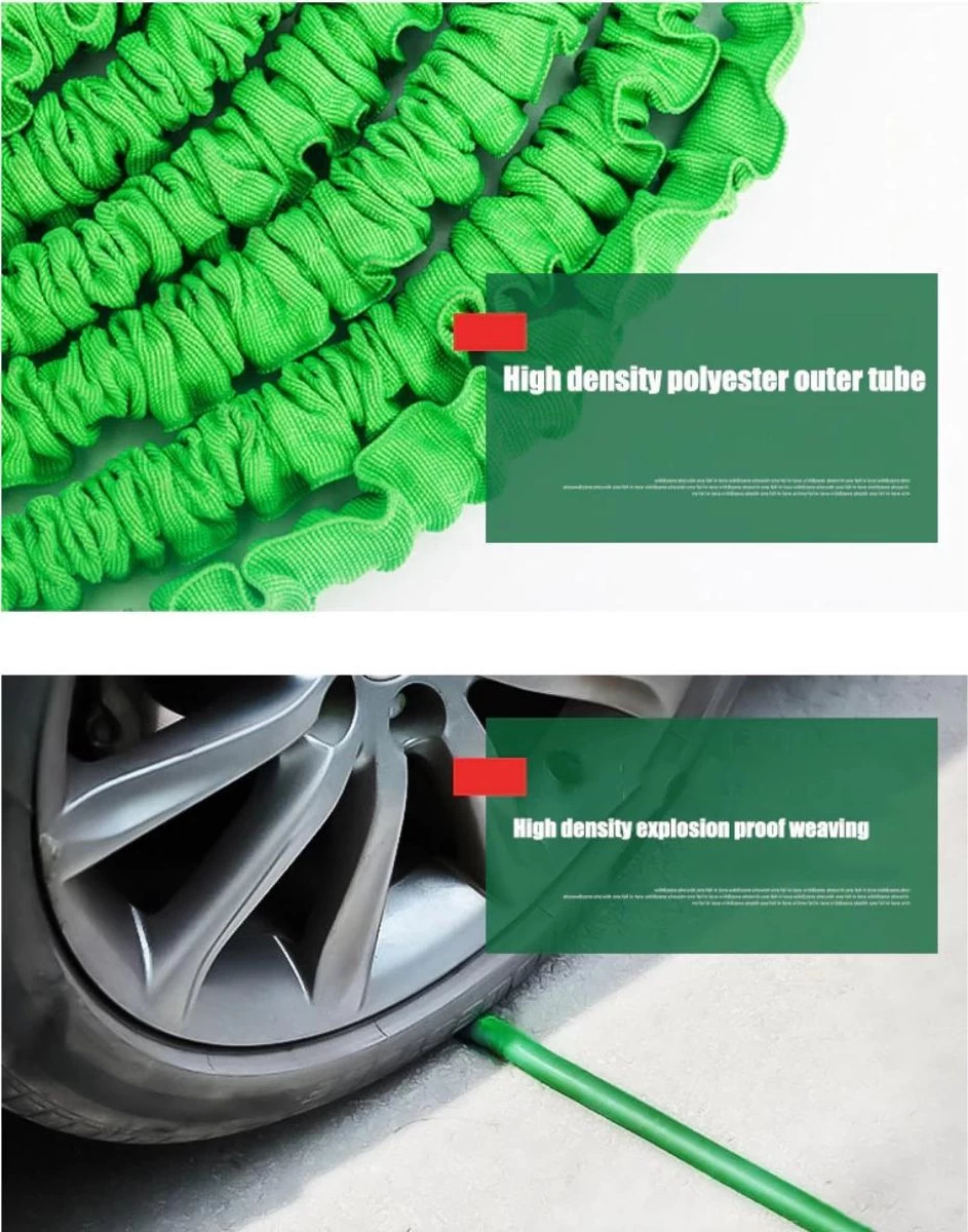 Merkloos Tuinslang - Tuinslag Flexibel - Tuinslag Flexibel 15M -15 Meter - Tuinslangen - Uitrekbaar - Met Koppelstuk - 7 In 1 Sproeikop 4 Merkloos Tuinslang - Tuinslag Flexibel - Tuinslag Flexibel 15M -15 Meter - Tuinslangen - Uitrekbaar - Met Koppelstuk - 7 In 1 Sproeikop - Afbeelding 4