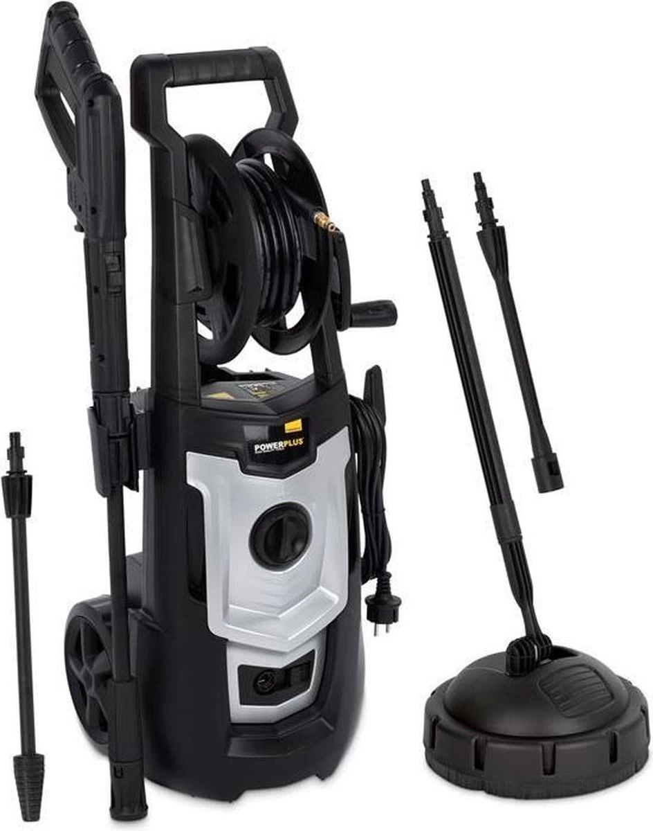 Powerplus POWXG90410 Hogedrukreiniger - 1800W - Max. 140 Bar - 420 L/h - Incl. 8m Slang, Terrasreiniger En Accessoires - Reiniger Voor Auto, Fiets En Meubelen 11 Powerplus POWXG90410 Hogedrukreiniger - 1800W - Max. 140 Bar - 420 L/h - Incl. 8m Slang, Terrasreiniger En Accessoires - Reiniger Voor Auto, Fiets En Meubelen - Afbeelding 11